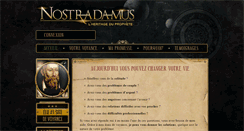 Desktop Screenshot of nostradamusvoyance.com