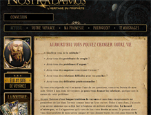 Tablet Screenshot of nostradamusvoyance.com